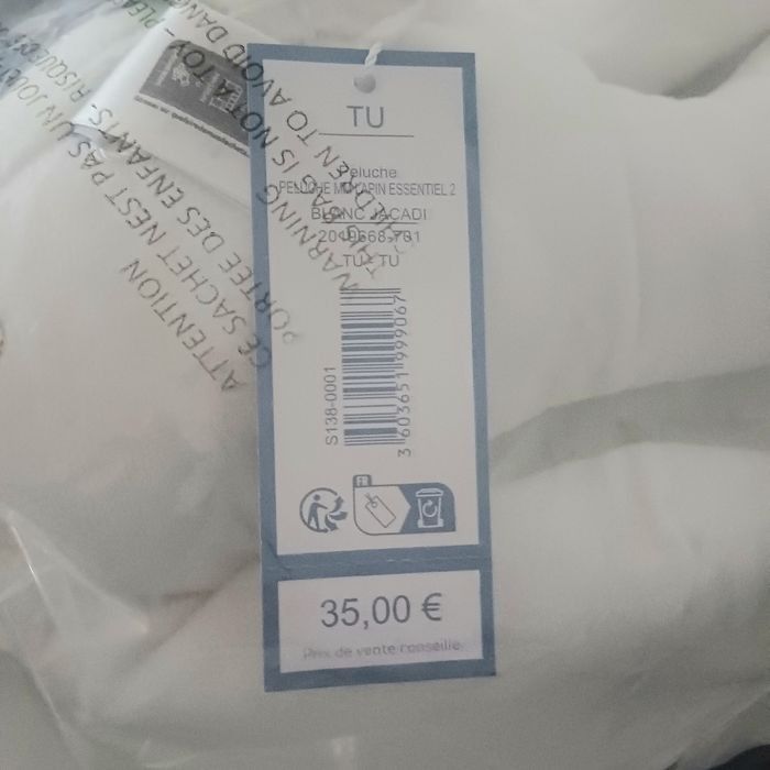 Peluche lapin et tenues jacadi - photo numéro 2