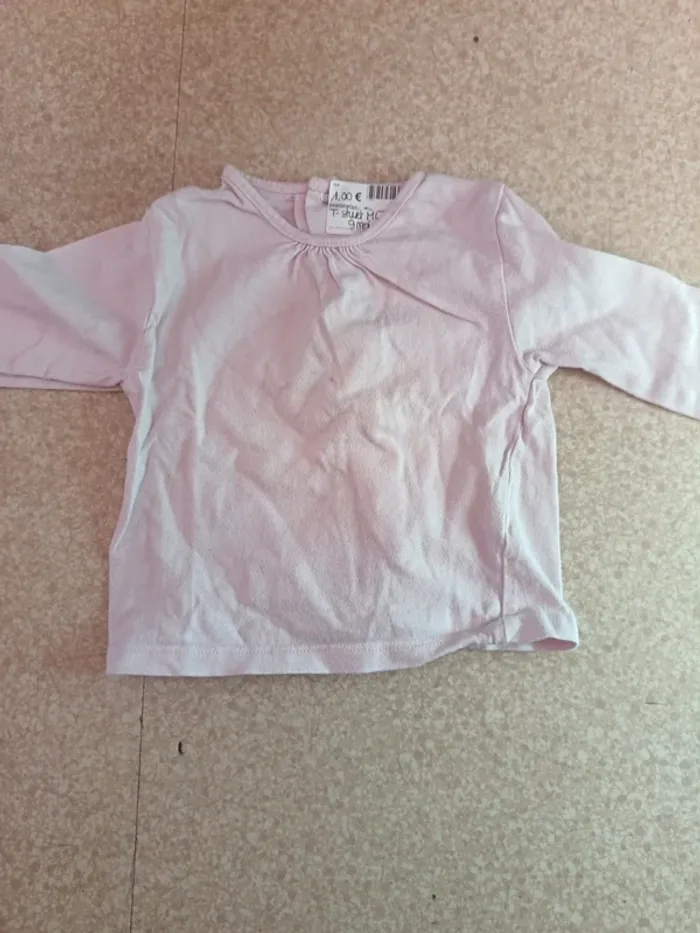 T-shirt manches longues 9 mois