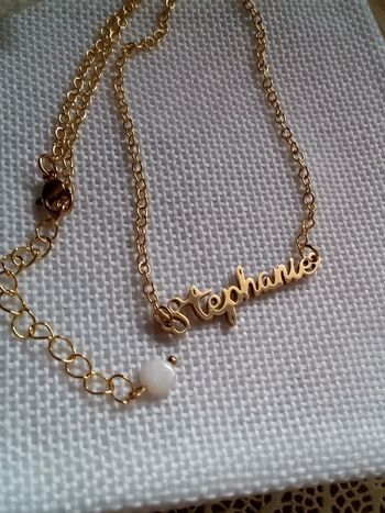 Collier Stéphanie doré