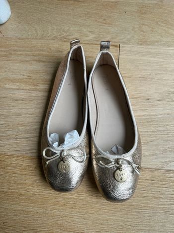 Ballerine Zara dorée bon état taille 35