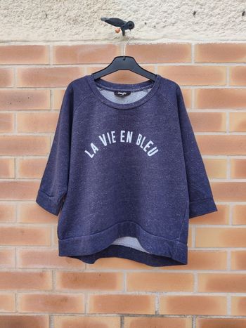 Sweat Jennyfer XS / 34 – comme neuf - bleu marine - style casual