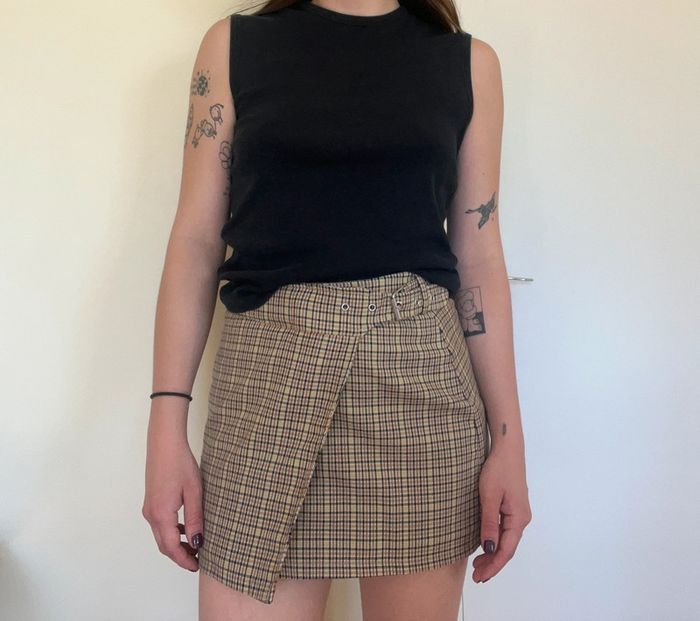 Mini jupe écolière à carreaux - kawai schoolgirl bershka