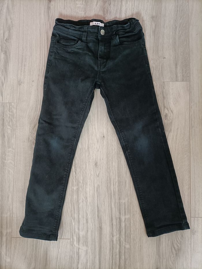 Pantalon jean noir 7 ans garçon