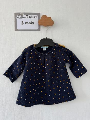 Robe épaisse  - taille 3 mois 🌸