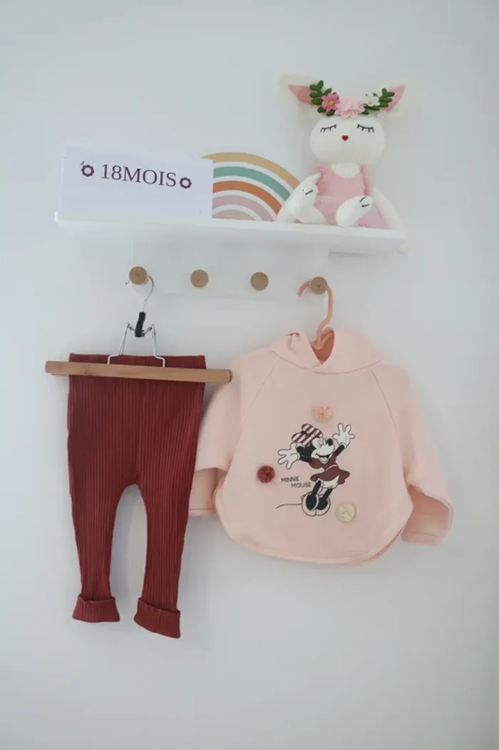 Ensemble sweat Disney baby et legging Kiabi 18 mois