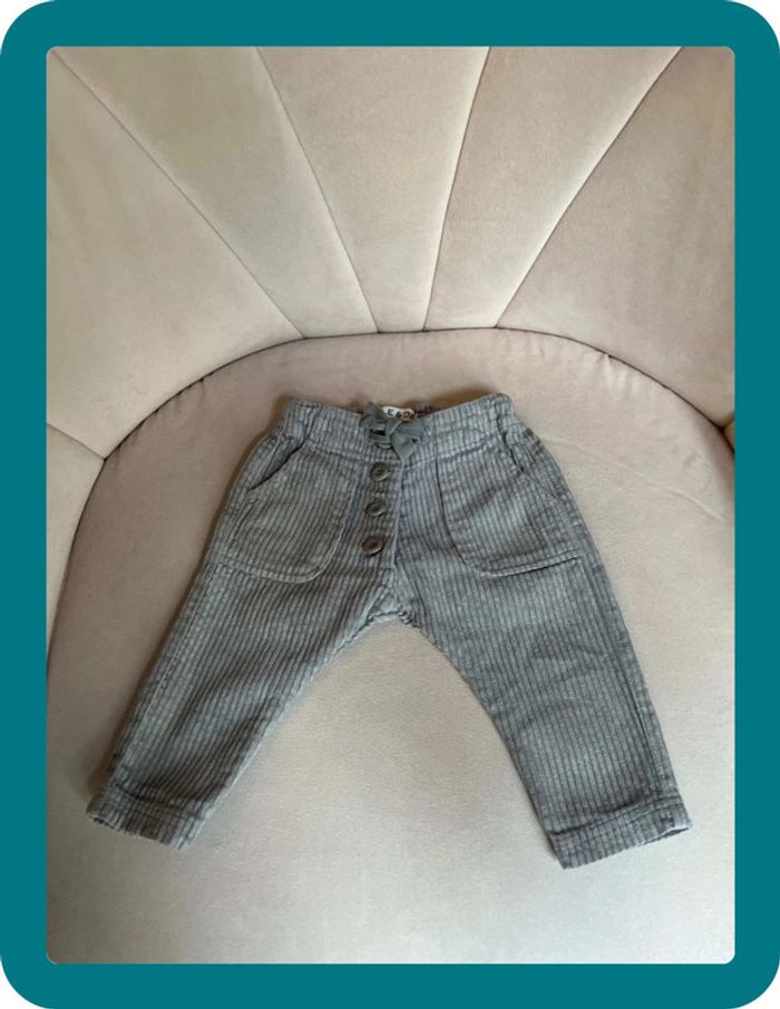 Pantalon velours grosses côtes 6 mois - Emile et Ida - photo numéro 2