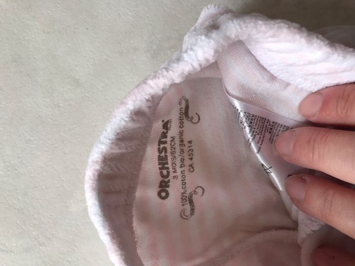 Pantalon polaire rose et blanc orchestra - photo numéro 3