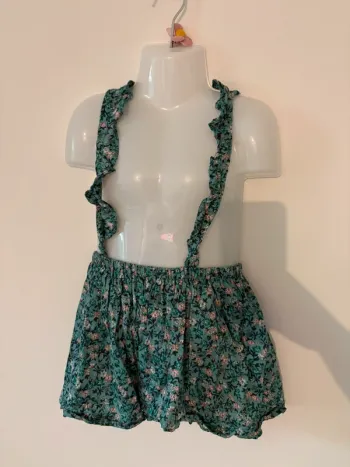 🌸 Jupe salopette fleurie – Tape à l’œil – 36 mois / 98 cm 🌸