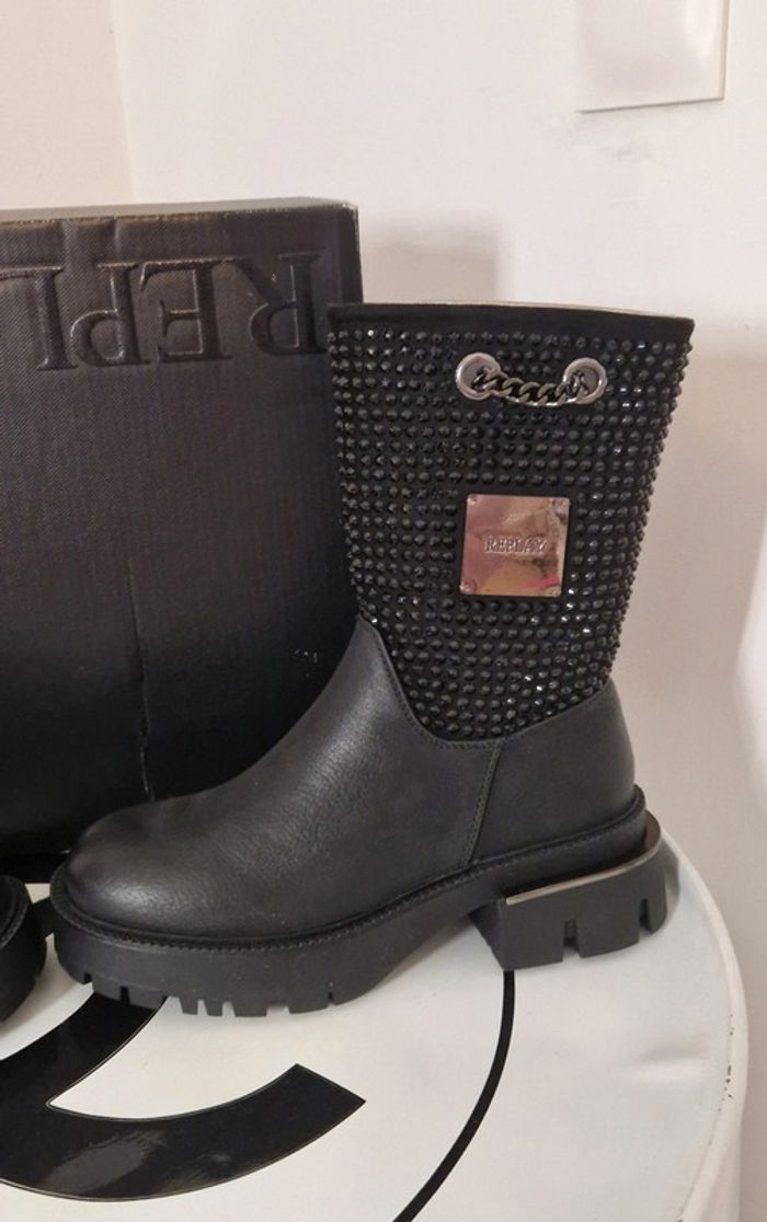 Bottines Replay pointure 37 neuf avec étiquette - photo numéro 5