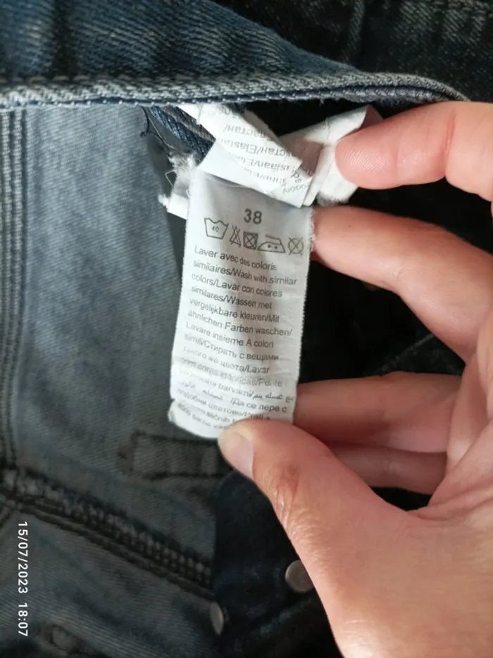 Jeans coupe droite 38 - photo numéro 3