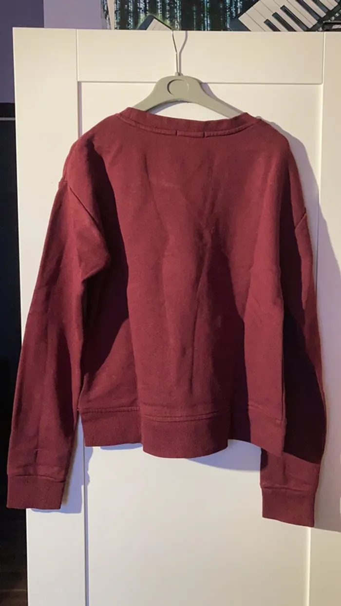 pull bordeaux - photo numéro 2