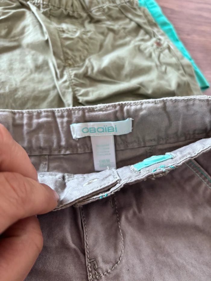 Lot de 3 shorts / bermudas 6 mois - photo numéro 2