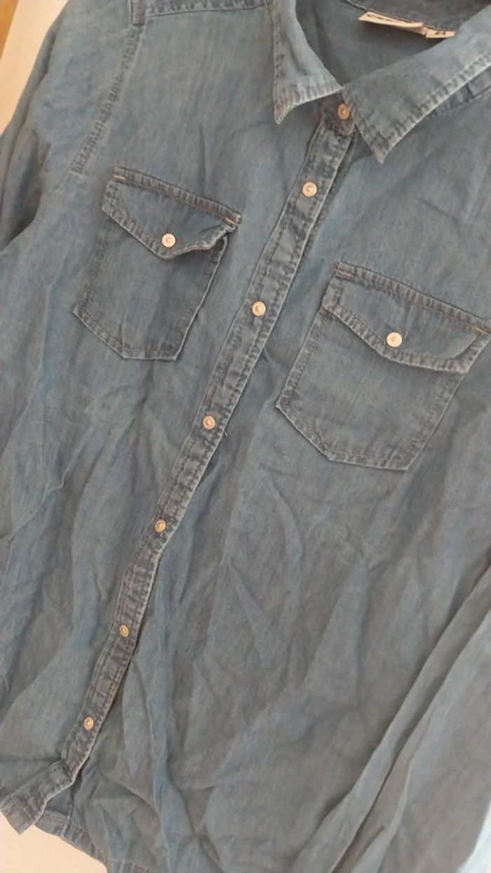 Chemise en jean Creeks État neuf Taille 12 ans - photo numéro 5