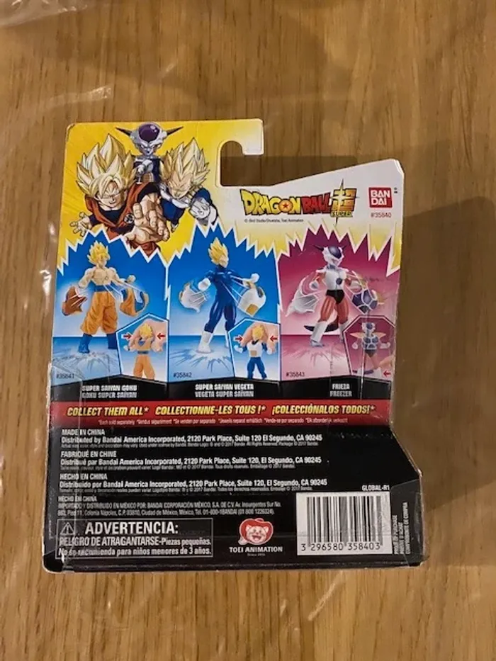 Figurine DBZ Dragon Ball super power up - Super saiyan Vegeta - Bandai - photo numéro 2