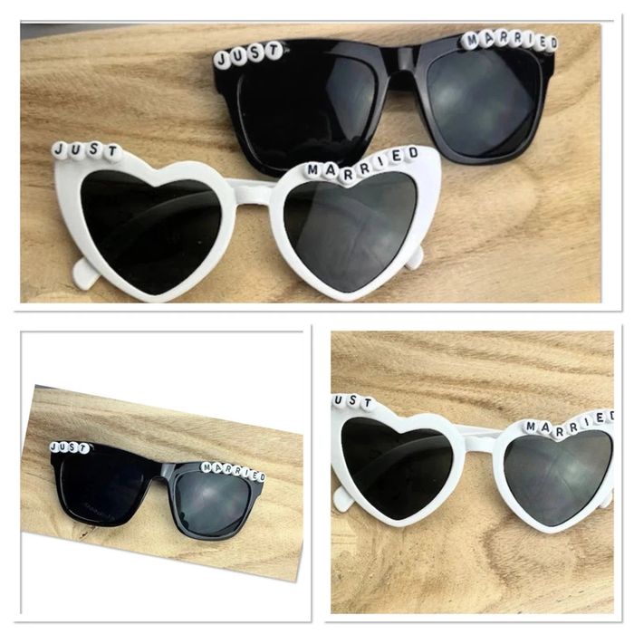 Lot 2 paires du Lunettes de soleil just married