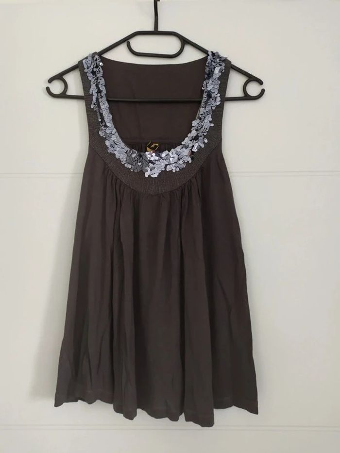Haut only à sequins taille S - photo numéro 4