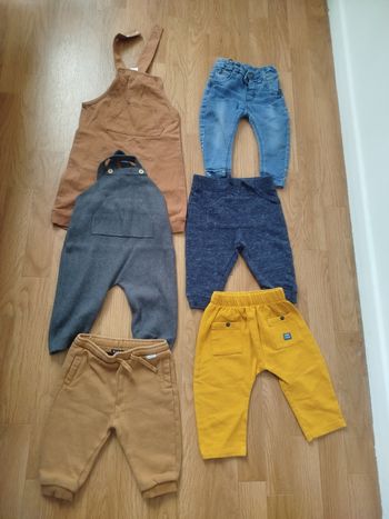 Lot de 6 pantalon bébé garçon