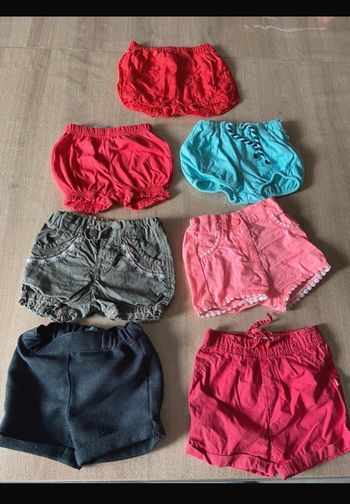 Lot de shorts en 3mois