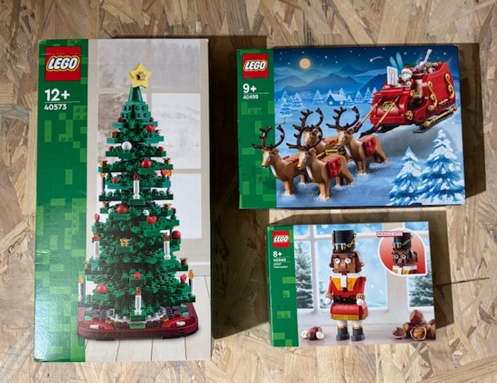 Pack LEGO Noël - 40499 / 40573 / 40640 - Neufs et scellés - photo numéro 2