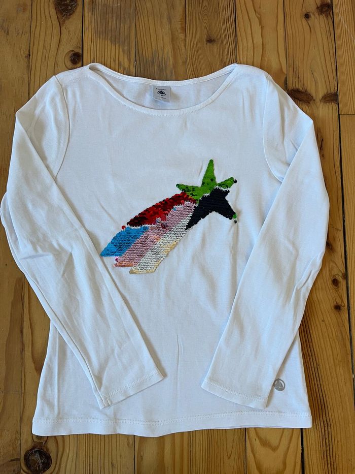 Tee-shirts Petit Bateau 8 ans - photo numéro 2
