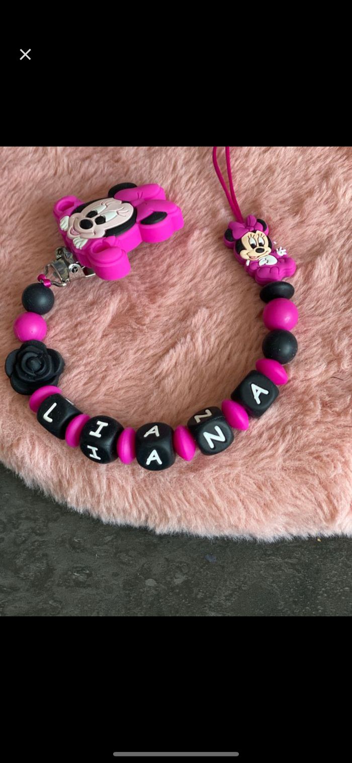 Attache tétine Minnie
