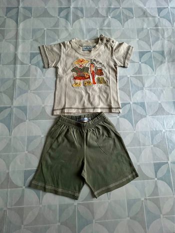 Ensemble garçon bébé 1 an (12 mois) - Tracky Tracks - en très bon état