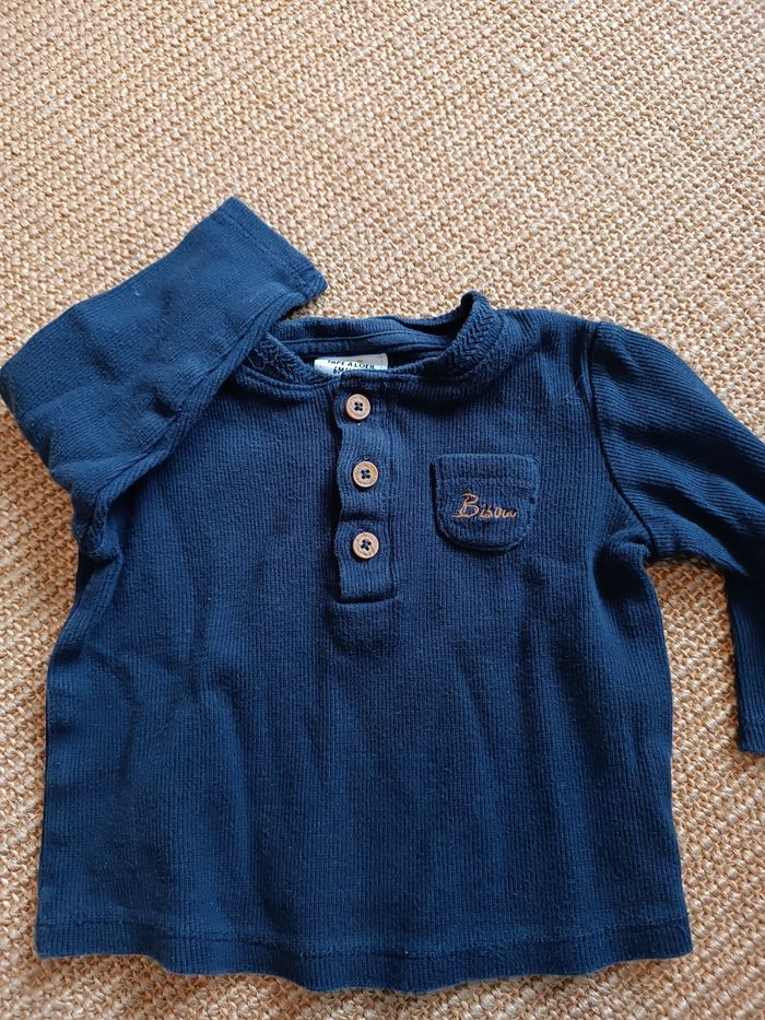 Ensemble pantalon bretelle haut 9mois tao neuf - photo numéro 2