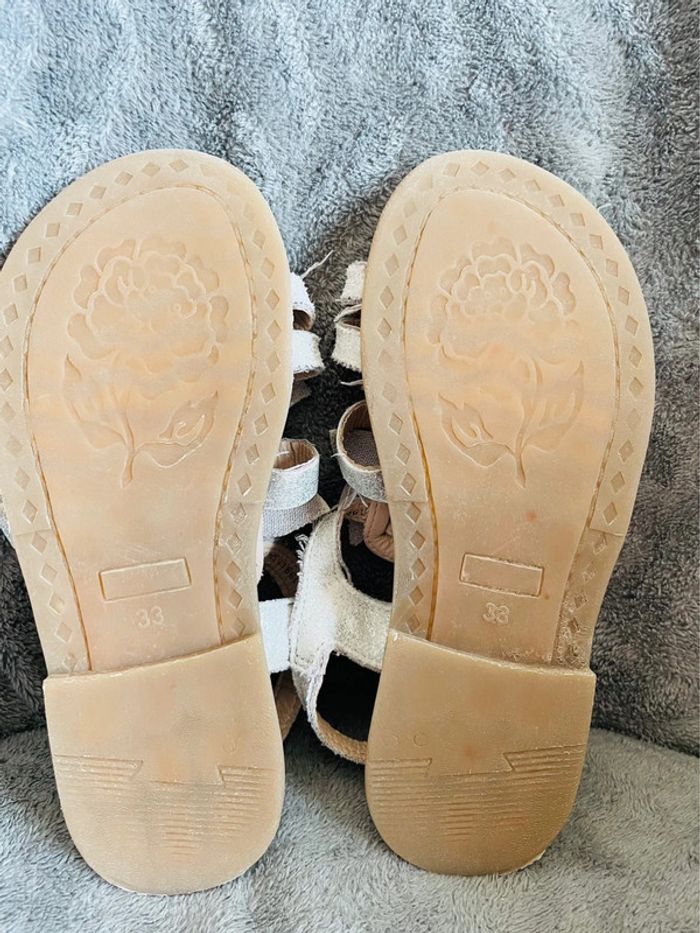 Lot chaussures sandales fille été - photo numéro 12