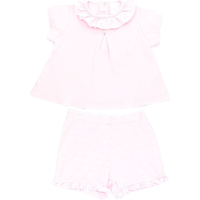 Ensemble T-shirt à manches courtes + Short 12 mois Laranjinha
