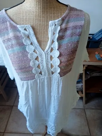 Tunique blanche légère