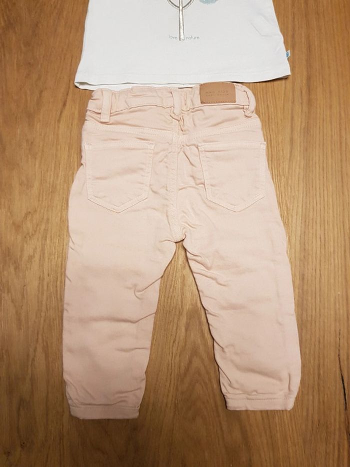Ensemble bébé 9 mois tee-shirt manches longues et pantalon - photo numéro 10