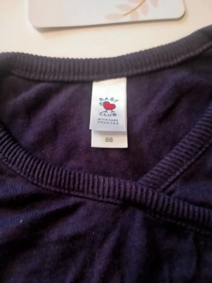 Brassière court cache-cœur bébé Baby Club Taille 6 mois - photo numéro 3