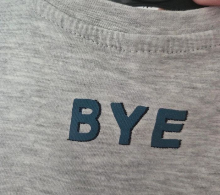 T-shirt gris et Bleu Zeeman 74 cm - photo numéro 4