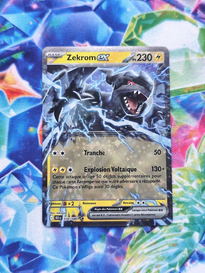 Zekrom-EX 34/86 foudre noire ev10.5