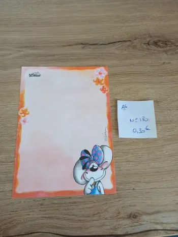 Feuille Diddl A6 180 0,30€