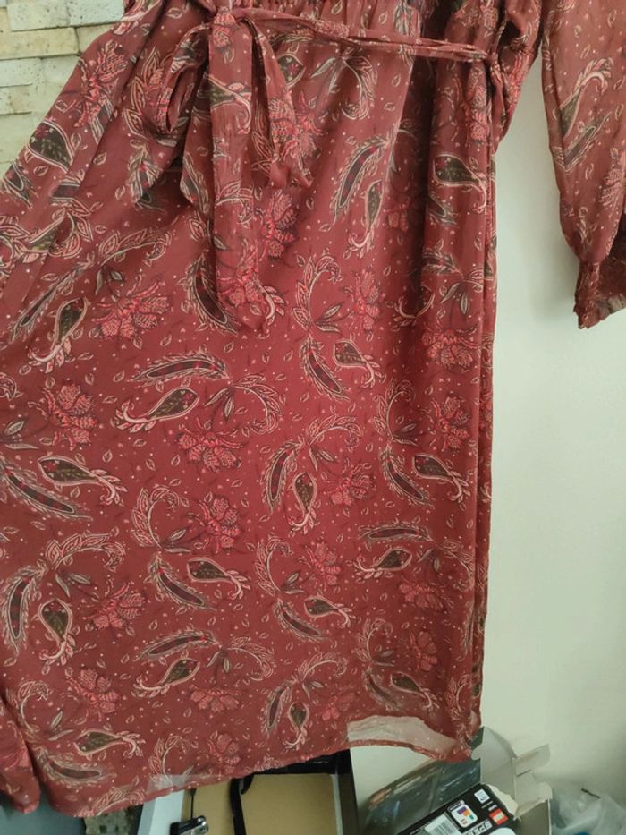 Robe longue bordeau - photo numéro 4