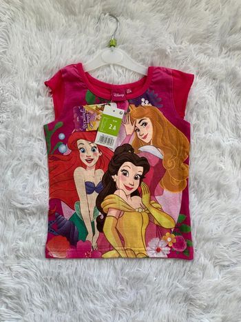 Tee shirt princesse rose Taille 2 ans Neuf