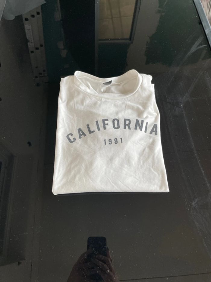 T-shirt blanc California taille 38