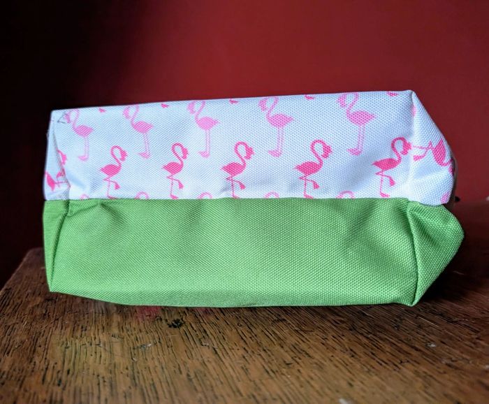 Sac tissu Alice flamant rose et hérisson - photo numéro 8