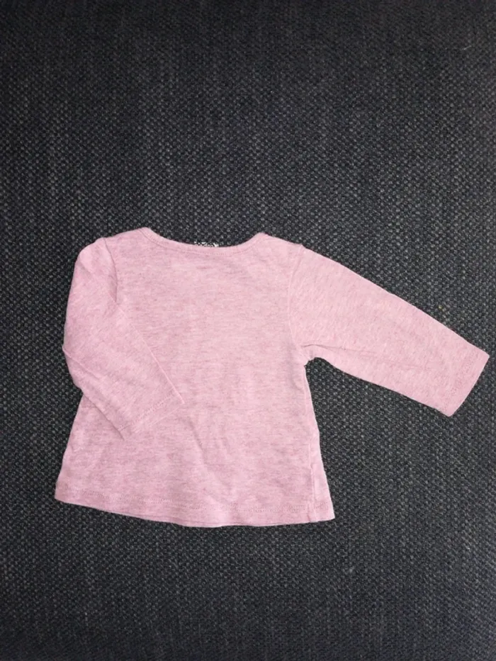 Lot de 4 tee-shirts pour l'été, bébé fille, 3mois - photo numéro 4