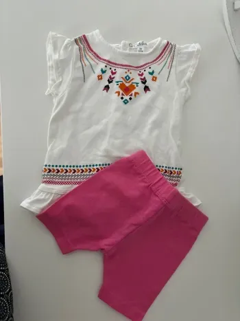 Ensemble T Shirt et pantacourt 3 mois Kitchoun