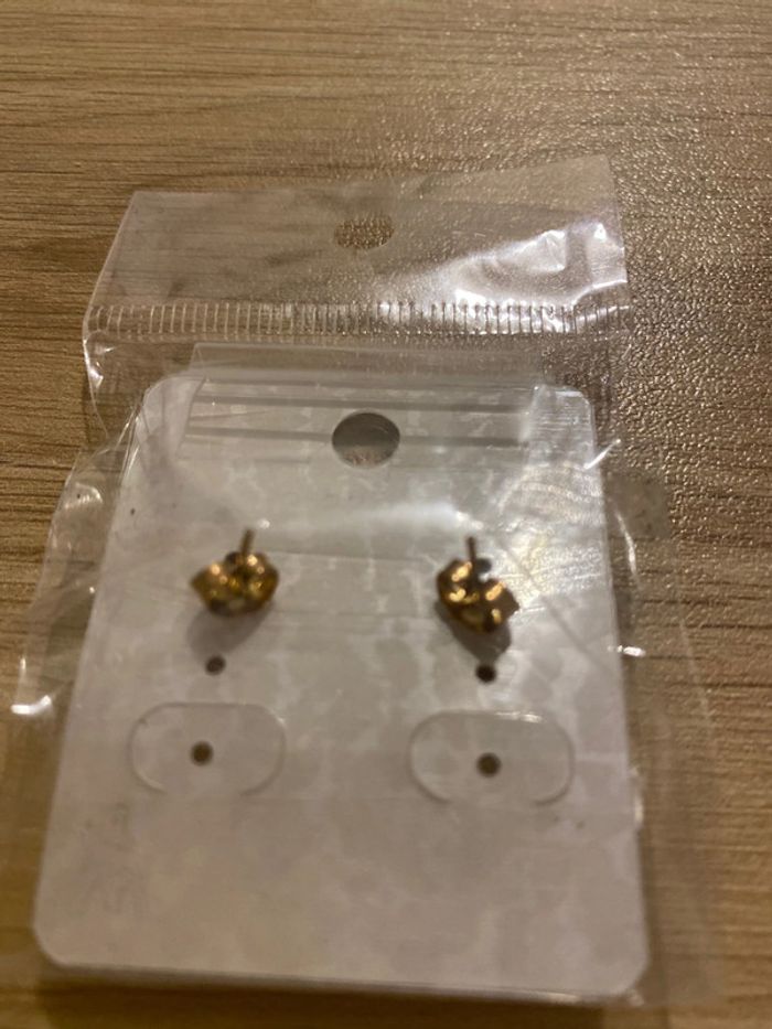 Boucles d’oreilles trèfles neuves - photo numéro 2