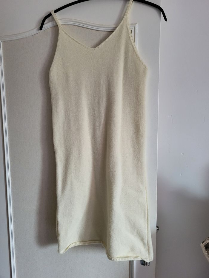 Robe en laine à bretelles