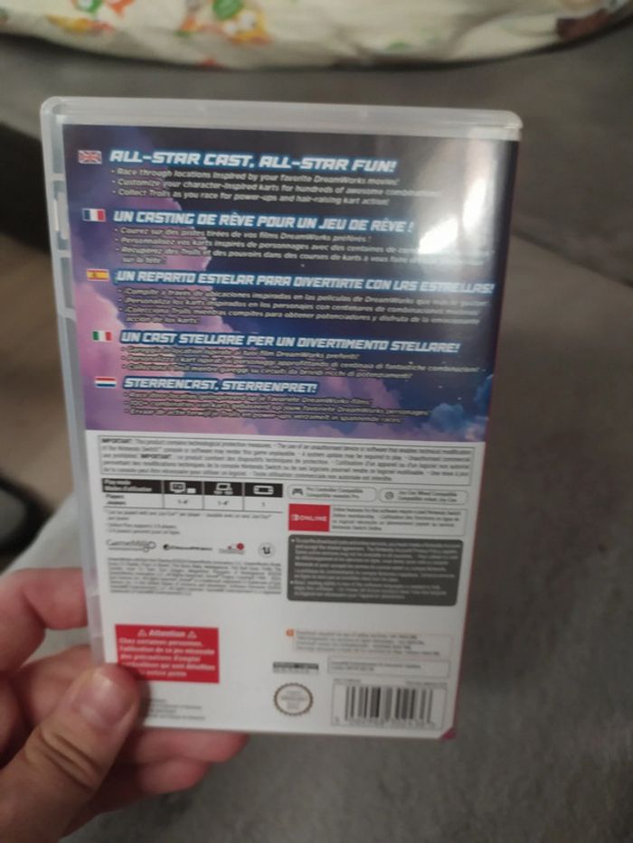All star kart racing Nintendo Switch boîte vide - photo numéro 3