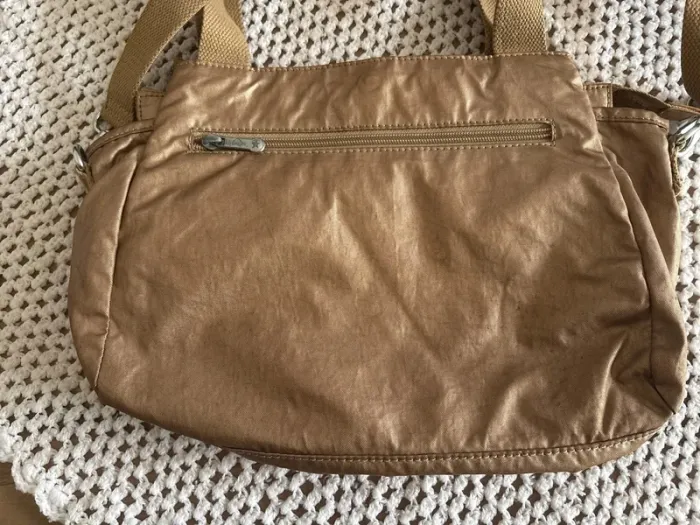 🛑 sac à main marron doré 🛑 kipling - photo numéro 2