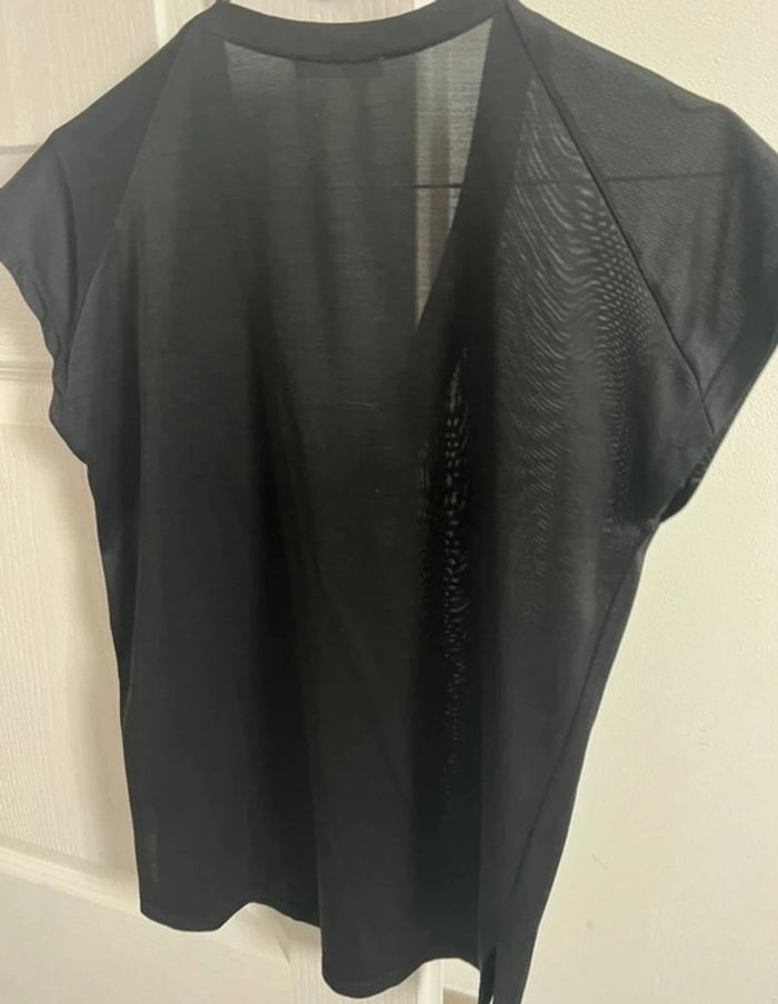 Blouse Zara noir detail metal taille s - photo numéro 3