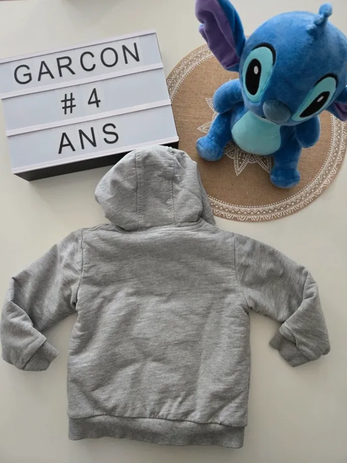Gilet molletonné vertbaudet 4ans - photo numéro 3