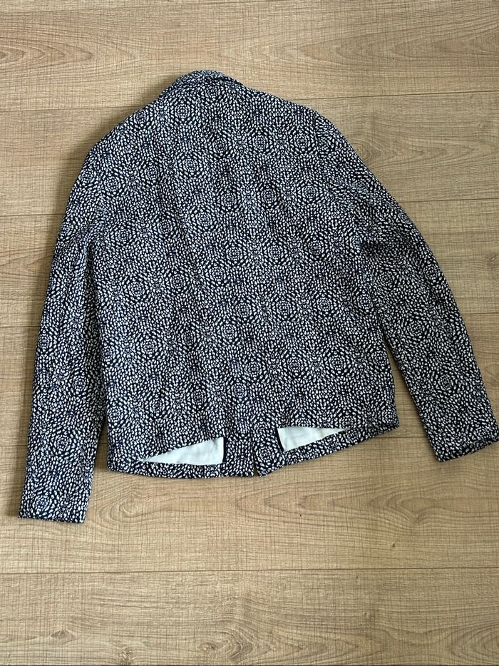 Blazer bleu marine et blanc See U Soon taille 2 TBE - photo numéro 9