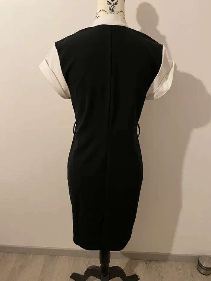 Robe fourreau bicolore Bodyflirt | Noir et blanc | Taille 38/40 - photo numéro 5