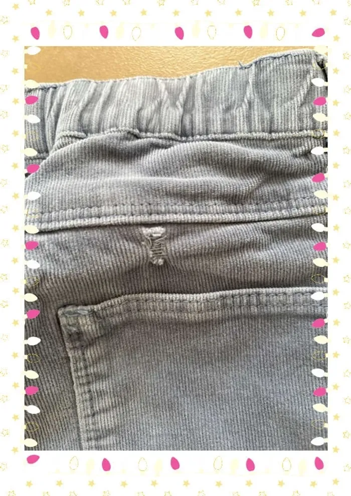 Pantalon slim bleu claire enfant fille 10 ans Cyrillus - photo numéro 5